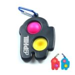 Astronaut Push Bubble Fidget Sensory Toy With Carabiner