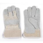 Double leather work gloves - Image 2