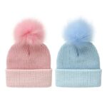 Stripe Pom Beanie With Cuff - Image 3