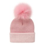 Stripe Pom Beanie With Cuff - Image 2