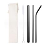 Reusable Drinking Steel Straws And Brush Suit - Image 2