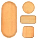 Solid Wood Dinner Plate