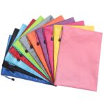 A4 Size Canvas Zipper File Bags - Image 2