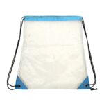 Clear Vinyl Drawstring Backpack Bag - Image 5