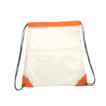 Clear Vinyl Drawstring Backpack Bag - Image 7