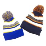 Pom Knit Beanie With Cuff - Image 3