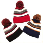 Pom Knit Beanie With Cuff - Image 5