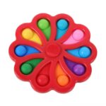 Colorful Fidget Spinner Push Pop Bubble Toy - Image 3
