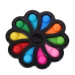 Colorful Fidget Spinner Push Pop Bubble Toy - Image 4