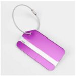 Square Aluminum Alloy Travel Luggage Tag - Image 3