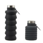 550ML/18 Oz Telescopic Silicone Water Bottle - Image 2