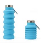 550ML/18 Oz Telescopic Silicone Water Bottle - Image 4