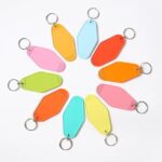 Plastic Hotel Keychain Motel Key Tag - Image 2