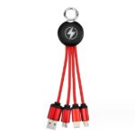 3-In-1 Charging Buddy With Carabiner Clip/Key Chain - Image 4