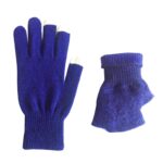 Winter Knit Touchscreen Gloves Windproof Anti-slip Mittens - Image 2