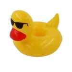 Yellow Duck Shape Inflatable Coasters/Cup holder - Image 2