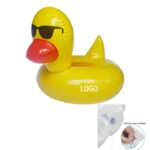 Yellow Duck Shape Inflatable Coasters/Cup holder - Image 3