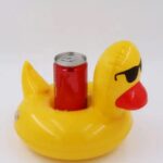 Yellow Duck Shape Inflatable Coasters/Cup holder - Image 4