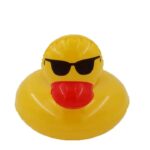 Yellow Duck Shape Inflatable Coasters/Cup holder