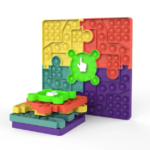 Jigsaw Puzzle Chessboard Sensory Fidget Toy Push Bubble Pop
