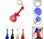 Guitar Shaped Bottle Opener with Keychain