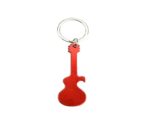 Guitar Shaped Bottle Opener with Keychain - Image 2