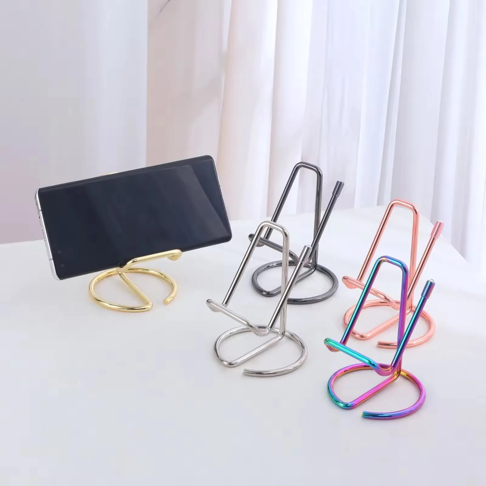 316750749.jpg Alloy tabletop stand for Cell Phone - Image 1