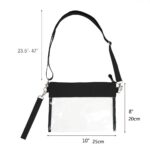 Clear Cross Body Purse Bag - Image 2