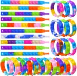 Multicolor Push Pop Bubble Sensory Fidget Wristband - Image 3