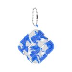 Square Push Bubble Pops Fidget Keychain - Image 4
