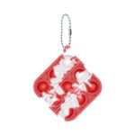 Square Push Bubble Pops Fidget Keychain - Image 5