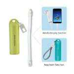 2600mAh 2 in 1 Keychain Power Bank Charger - Image 5