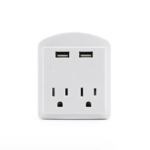Modern USB Wall Adapter with Phone Holder