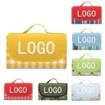 Waterproof Picnic Blanket Portable with Carry Strap for Beac