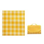 Waterproof Picnic Blanket Portable with Carry Strap for Beac - Image 2