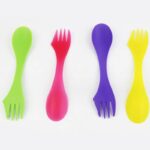 3 In 1 Multi-functional Plastic Knife/Fork/Spoon - Image 2