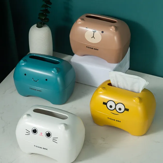 316935177.png Cartoon Plastic Tissue Box - Image 1