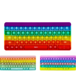 Large Size Keyboard Shape Silicone Fidget Toy