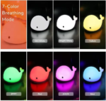 Cute Whale Night Light