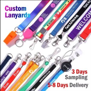 3/4" polyester lanyards