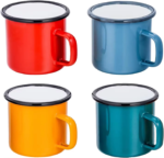 12OZ Enamel Mug with Black Rim - Image 3