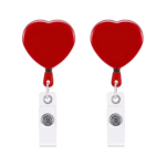 ABS Heart Shape Badge Reel/Lanyard - Image 3