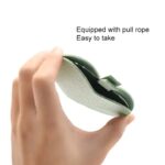 Stainless Steel Makeup Mirror With PU Case - Image 4