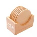 wooden tea coaster