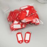 Plastic Key Tag with Label Window - Image 3