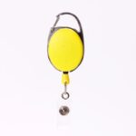 Oval Carabineer Retractable Badge Reel w/ Belt Clip - Image 5