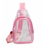 Sling Travel Clear PVC Transparent Cross Body Backpack - Image 5