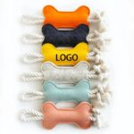 Felt Bone Shaped Chew Toy - Image 2