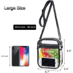 Transparent PVC Fashion Crossbody Purse - Image 3