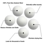 6 Pieces Wool Dryer Balls And Bag Set - Image 4